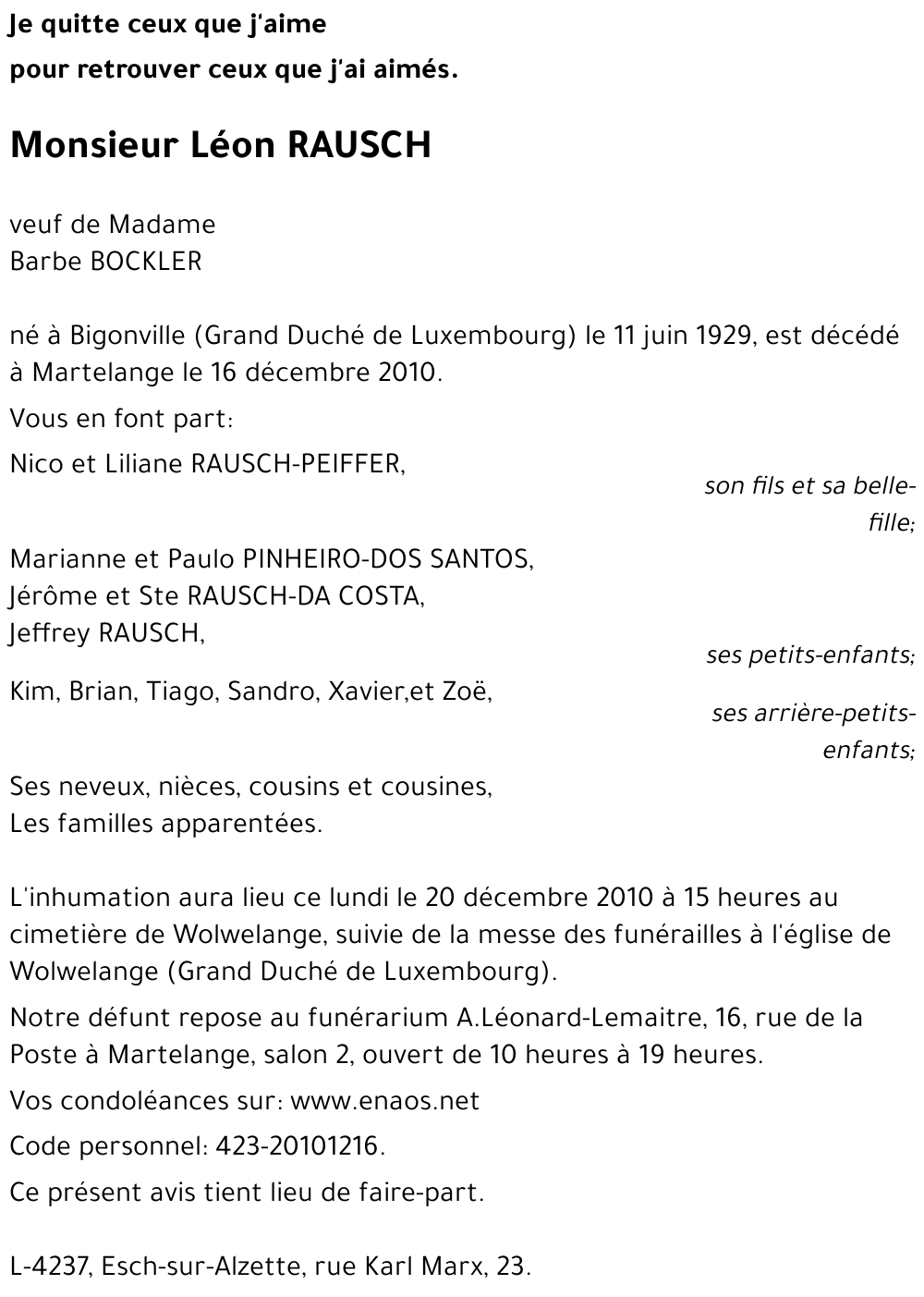 Léon RAUSCH