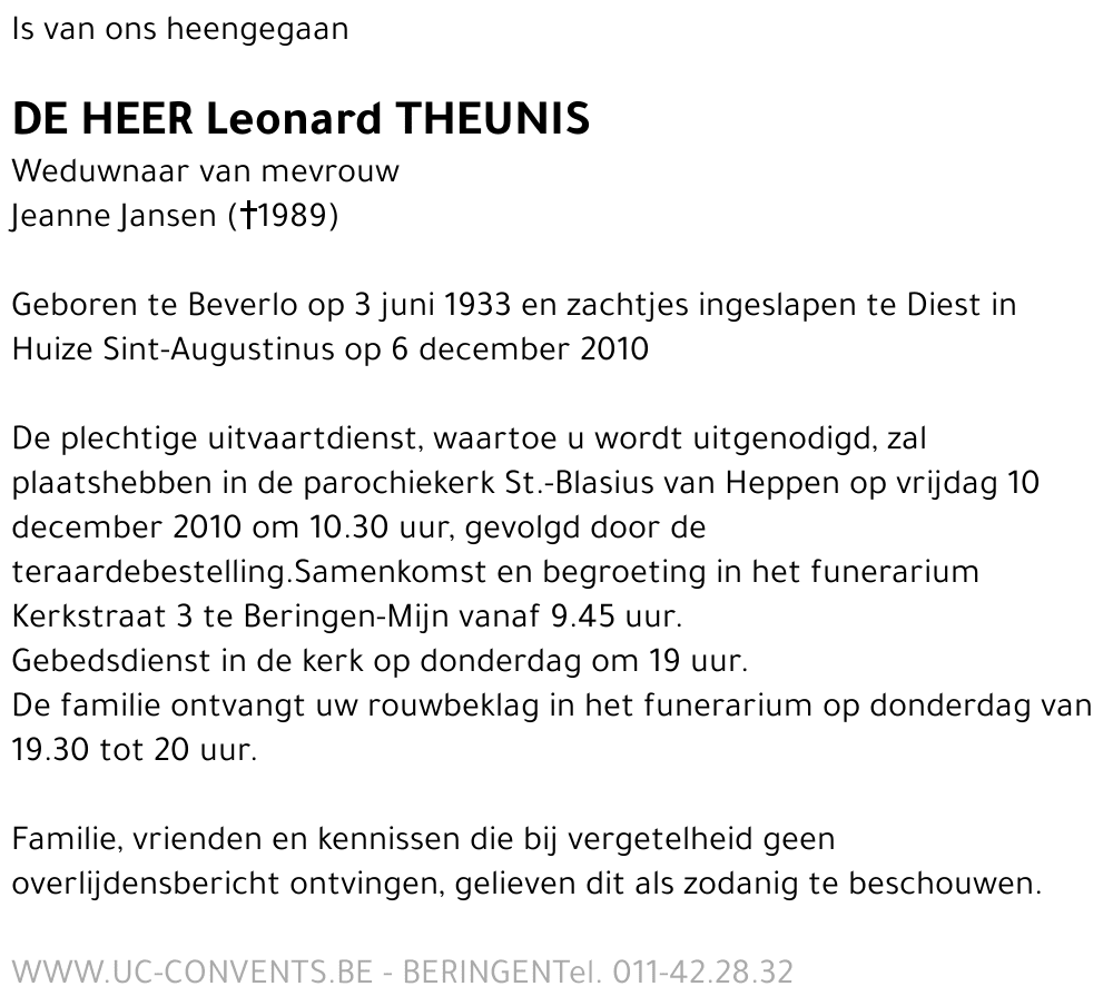 Leonard Theunis