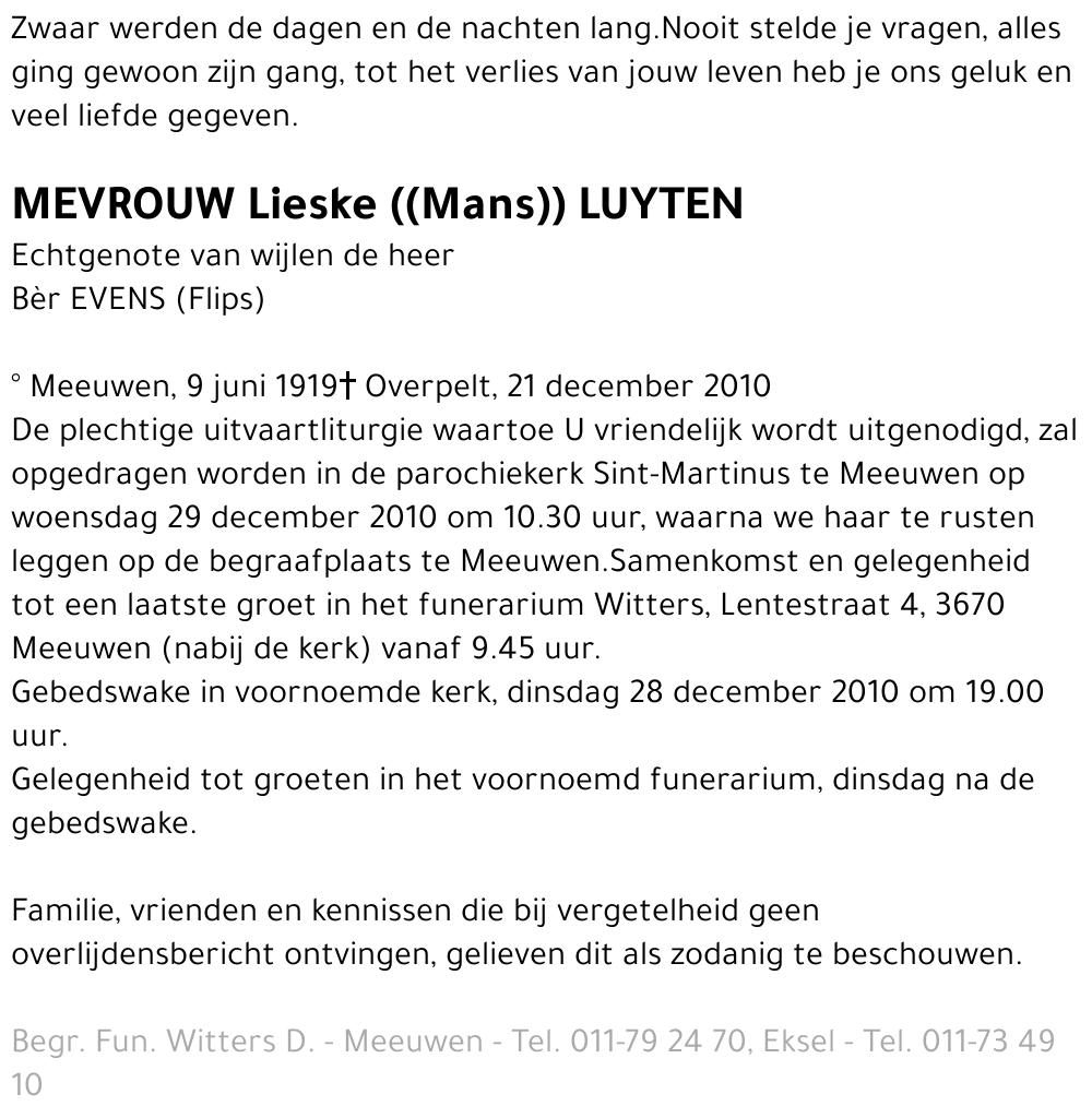 Lieske (Mans) Luyten