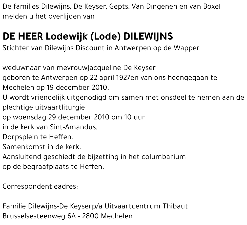 Lodewijk Dilewijns