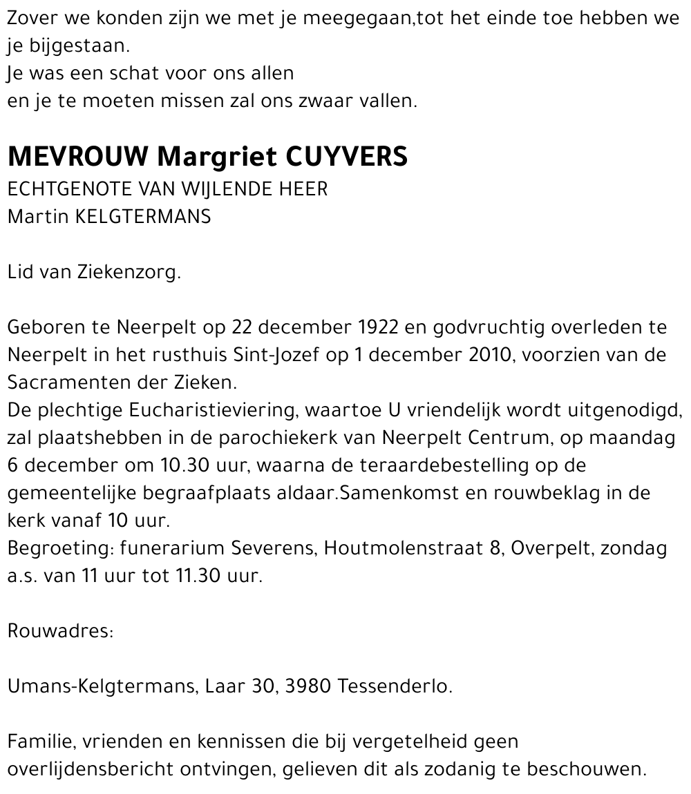 Margriet Cuyvers