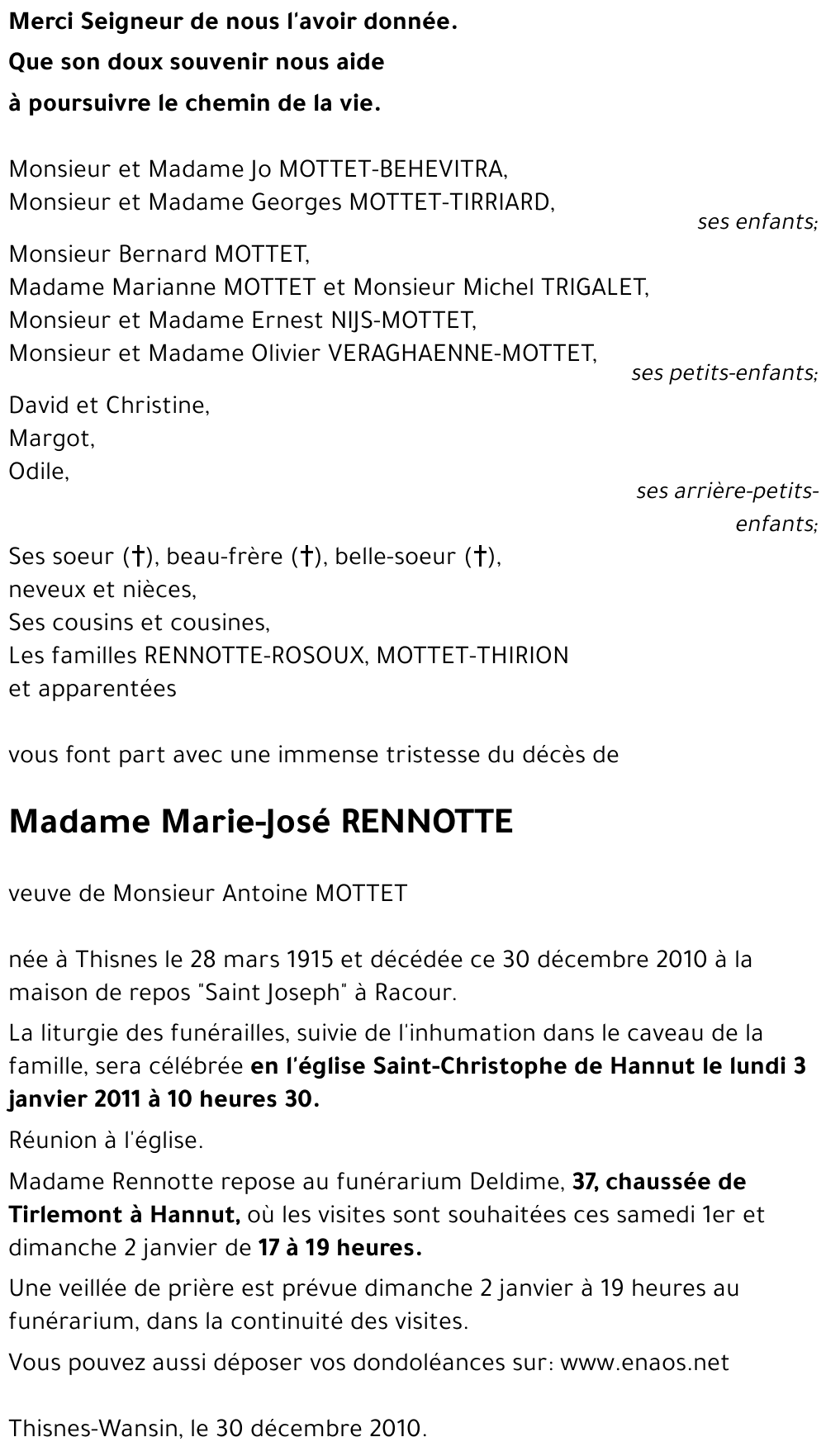 Marie-José RENNOTTE