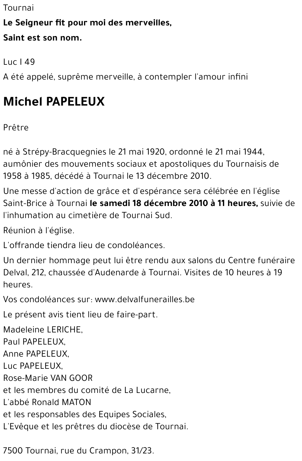 Michel PAPELEUX