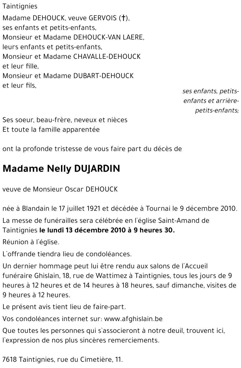Nelly DUJARDIN