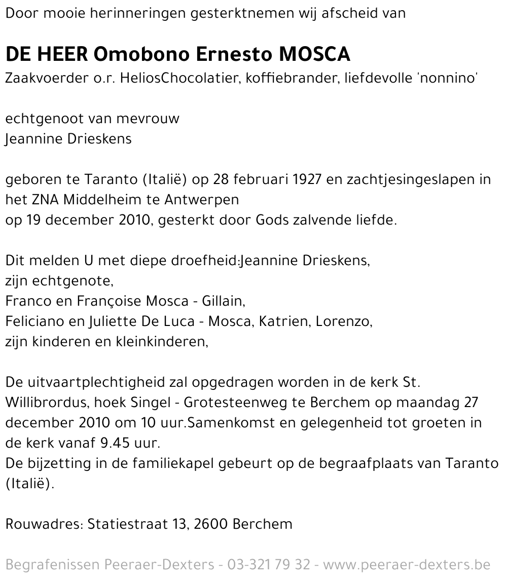 Omobono Ernesto Mosca