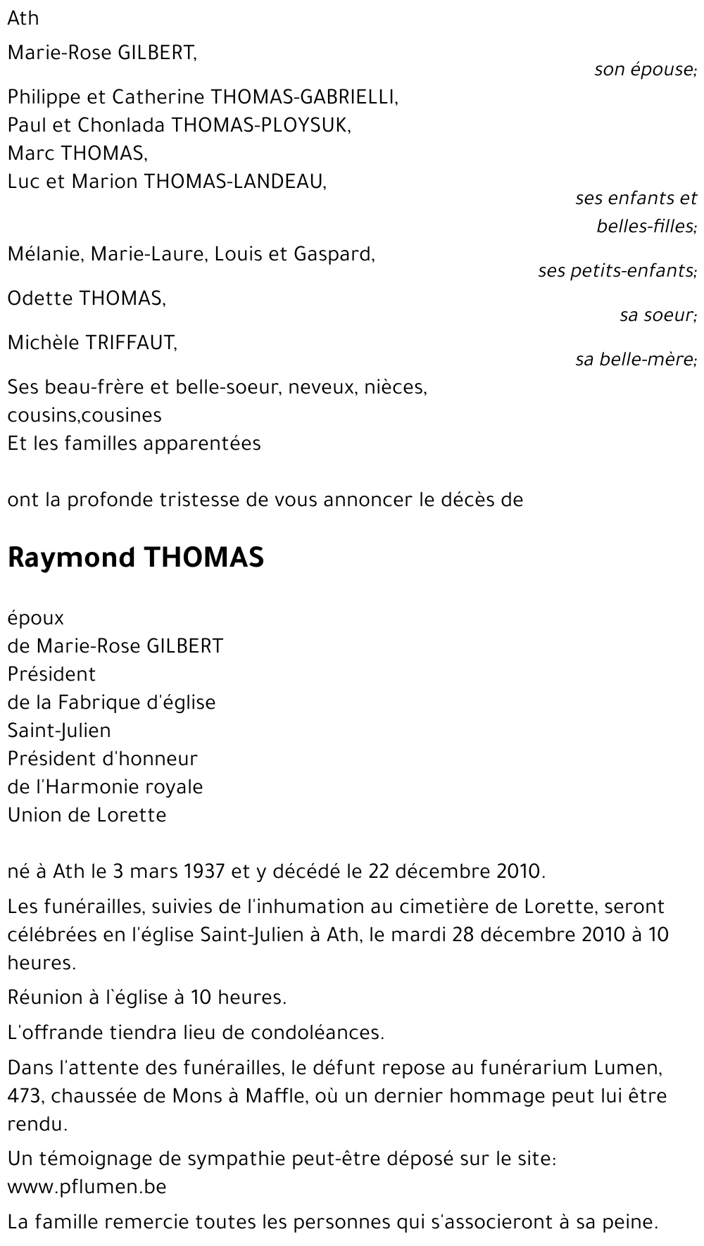 Raymond Thomas