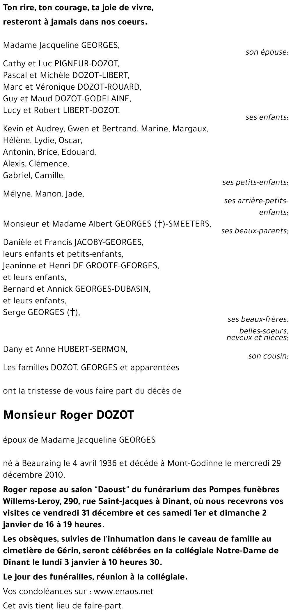 Roger DOZOT