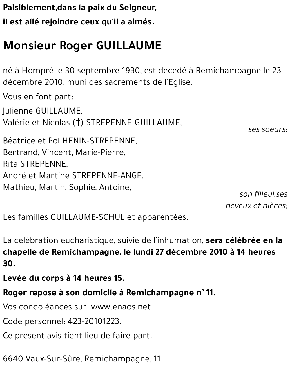 Roger GUILLAUME