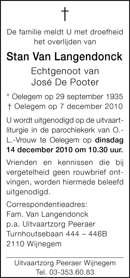 Stan Van Langendonck