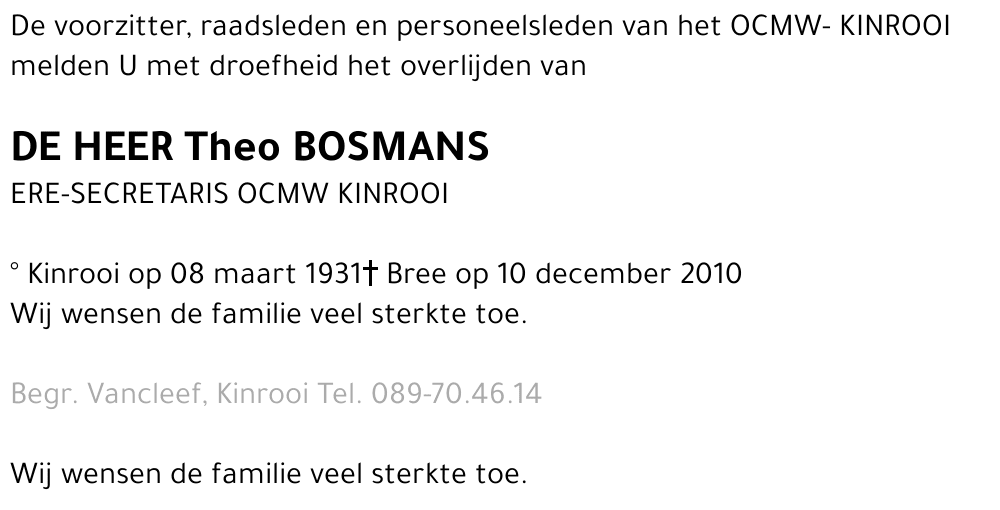Theo Bosmans