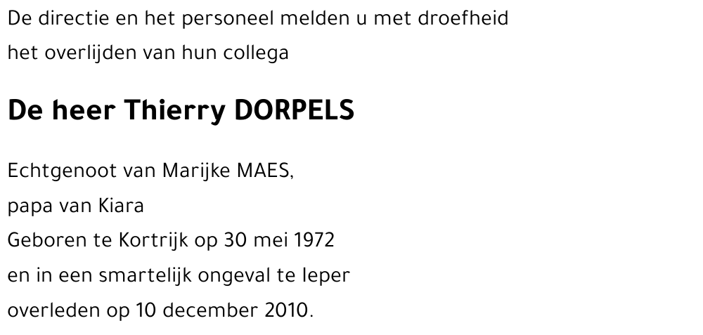 Thierry DORPELS