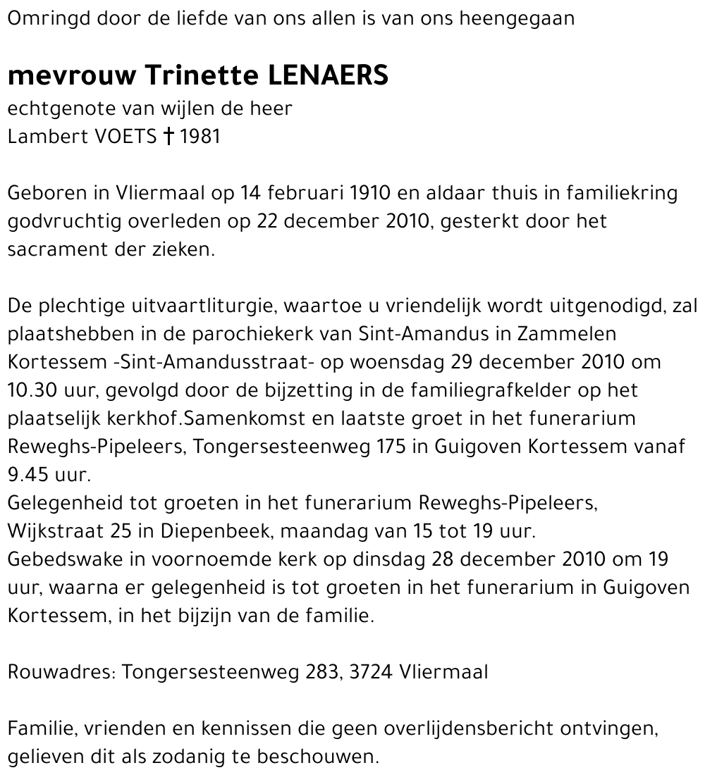 Trinette Lenaers