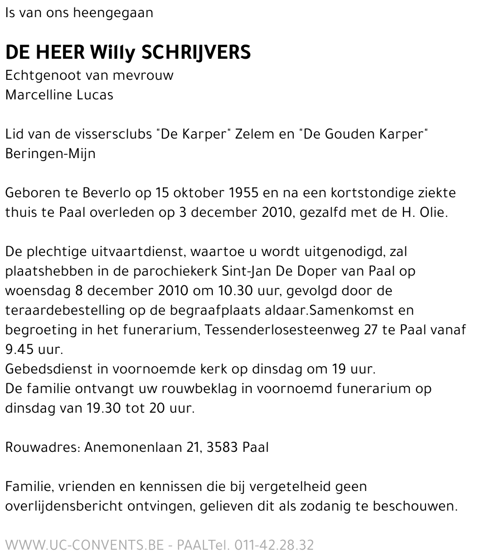 Willy Schrijvers