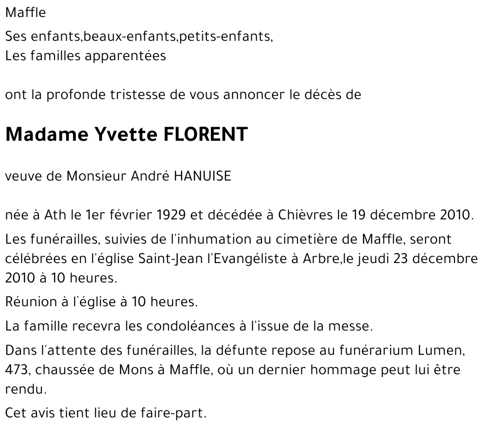 Yvette Florent