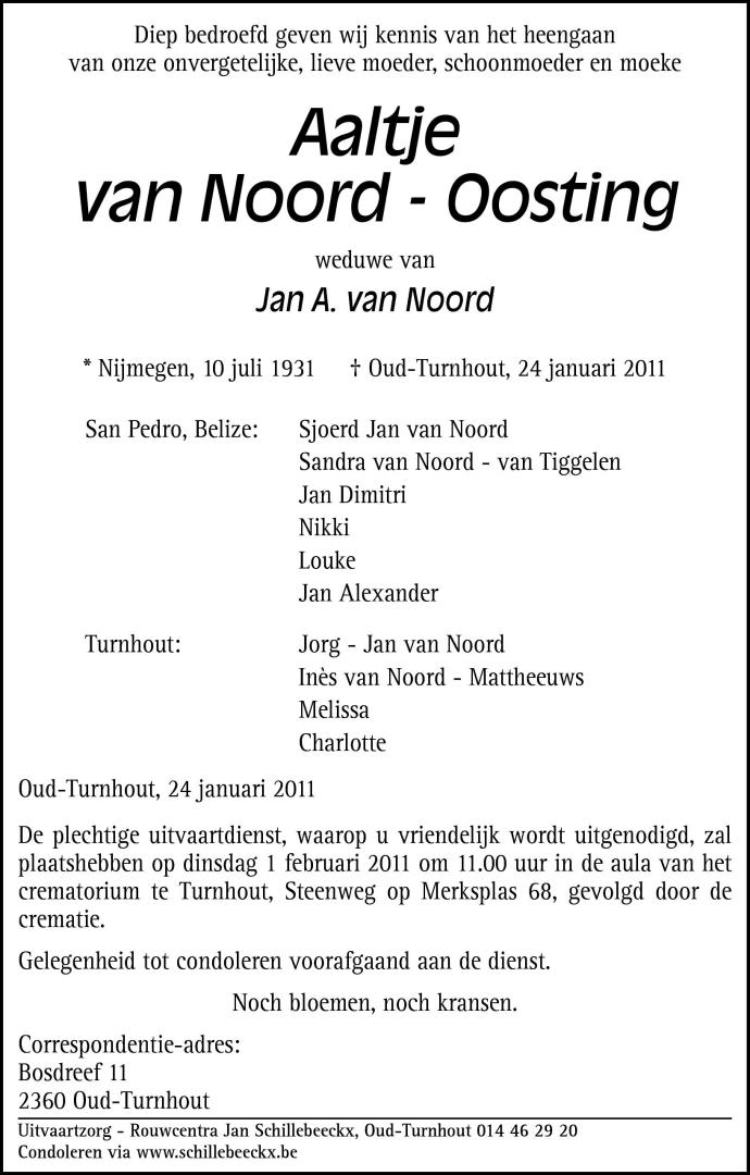 Aaltje van Noord-Oosting