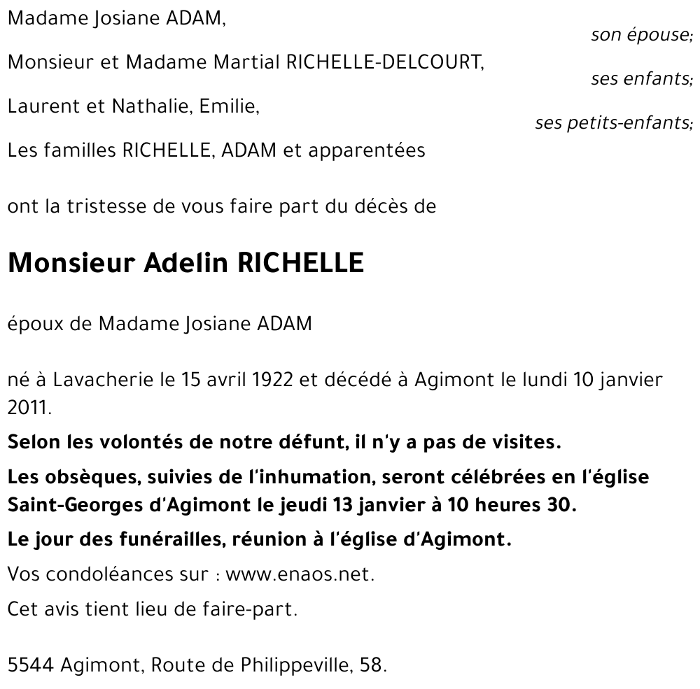 Adelin RICHELLE