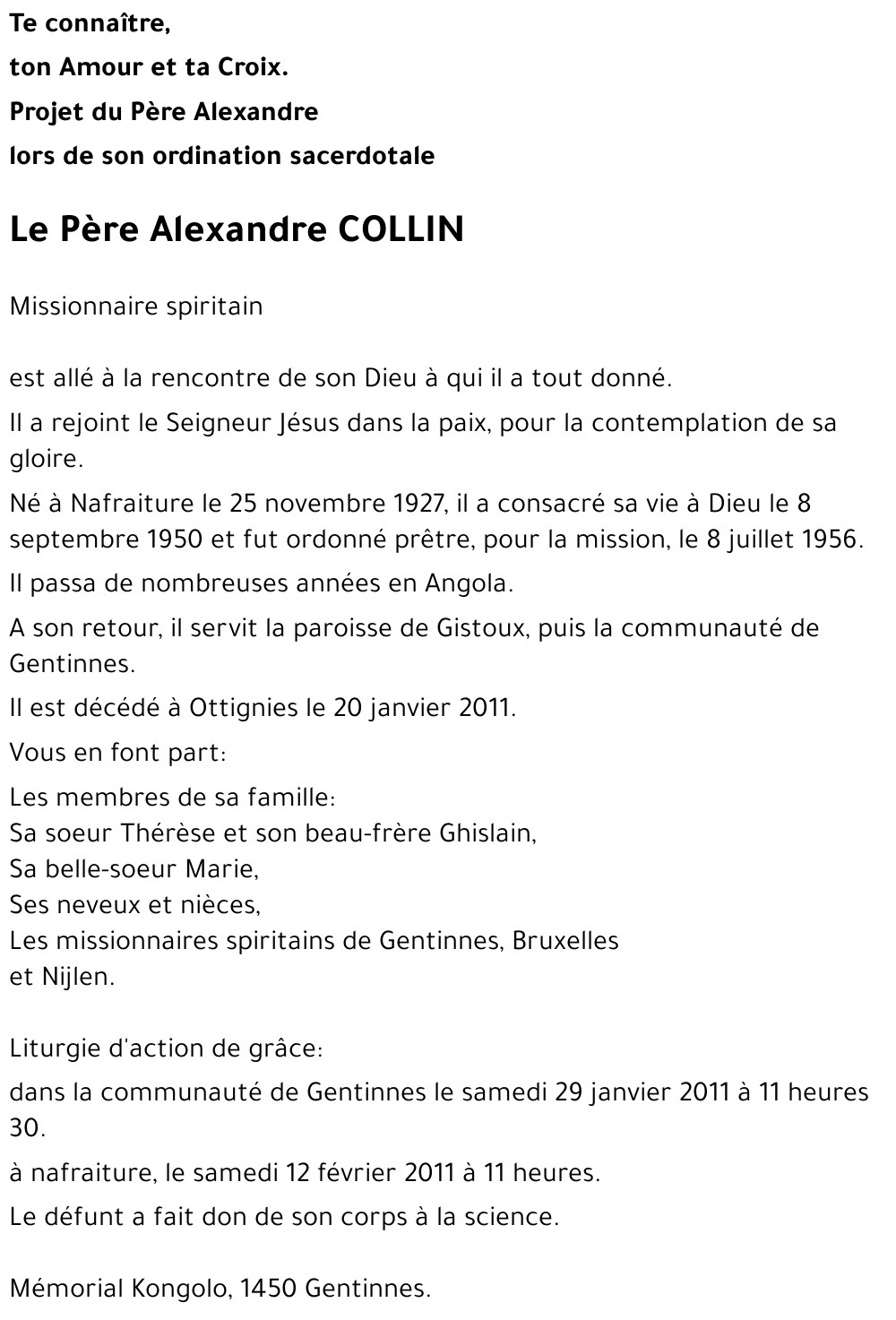 Alexandre COLLIN