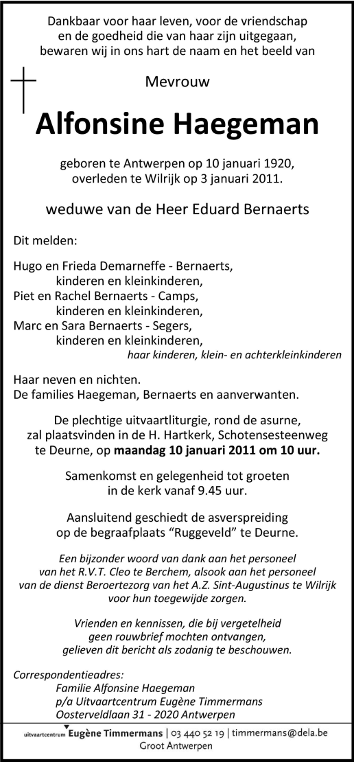 Alfonsina Haegeman