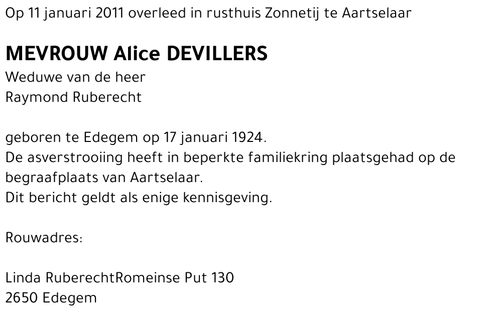 Alice Devillers