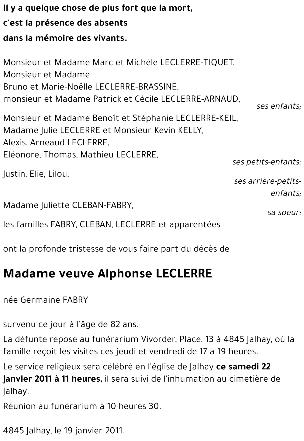 Alphonse LECLERRE