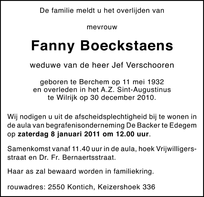 Alphonsine Boeckstaens