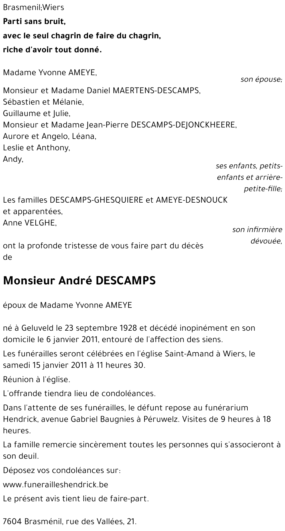 André DESCAMPS