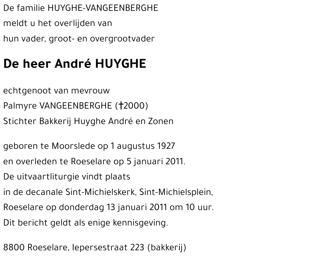 André HUYGHE