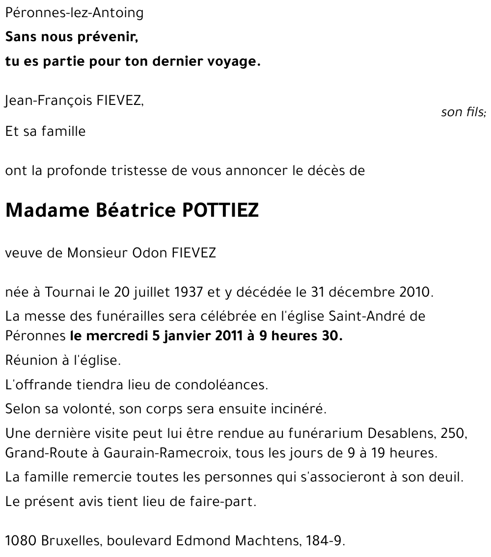 Béatrice POTTIEZ