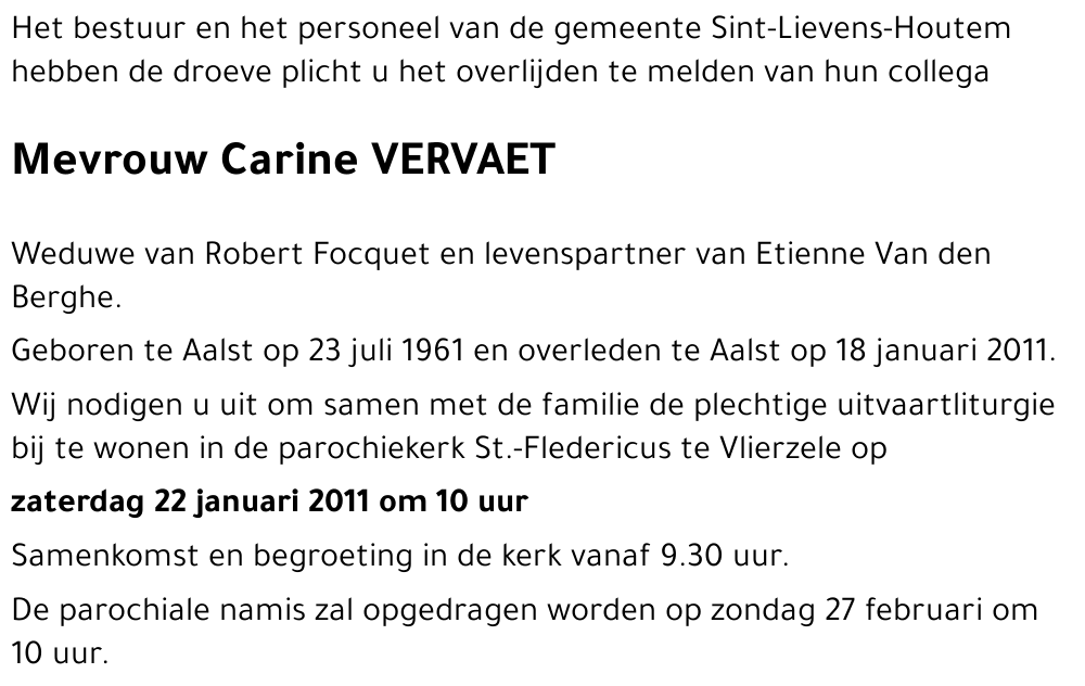 Carine VERVAET
