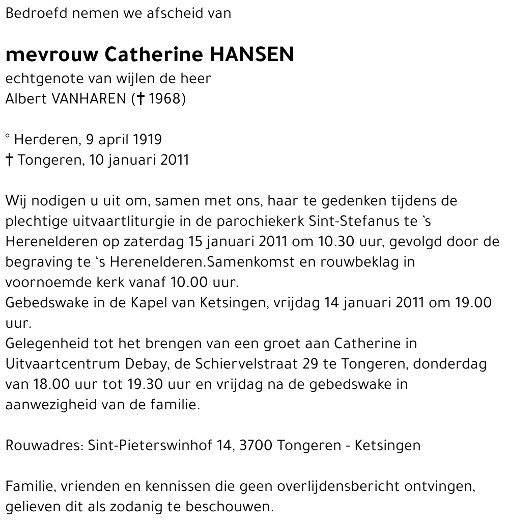 Catherine HANSEN