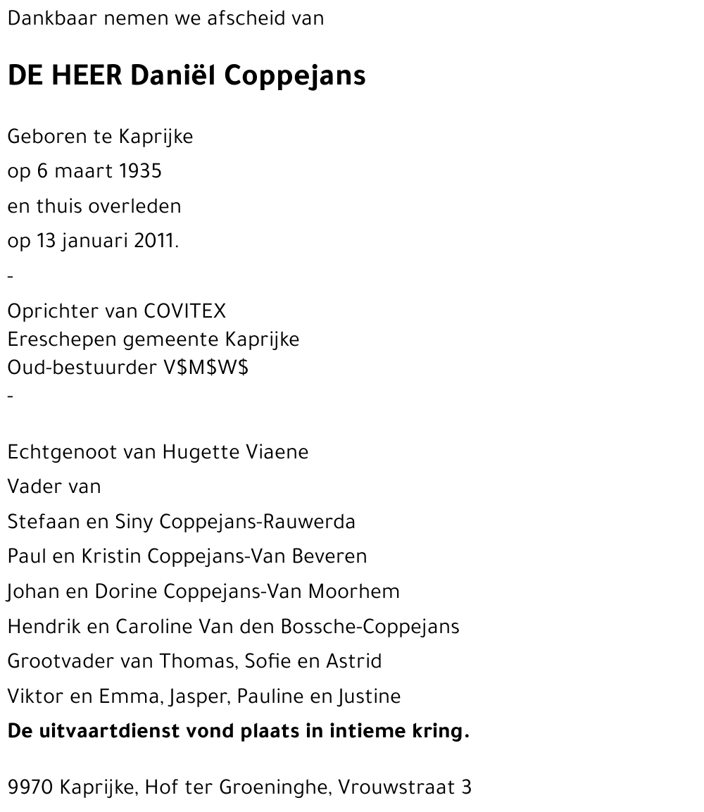 Daniël Coppejans