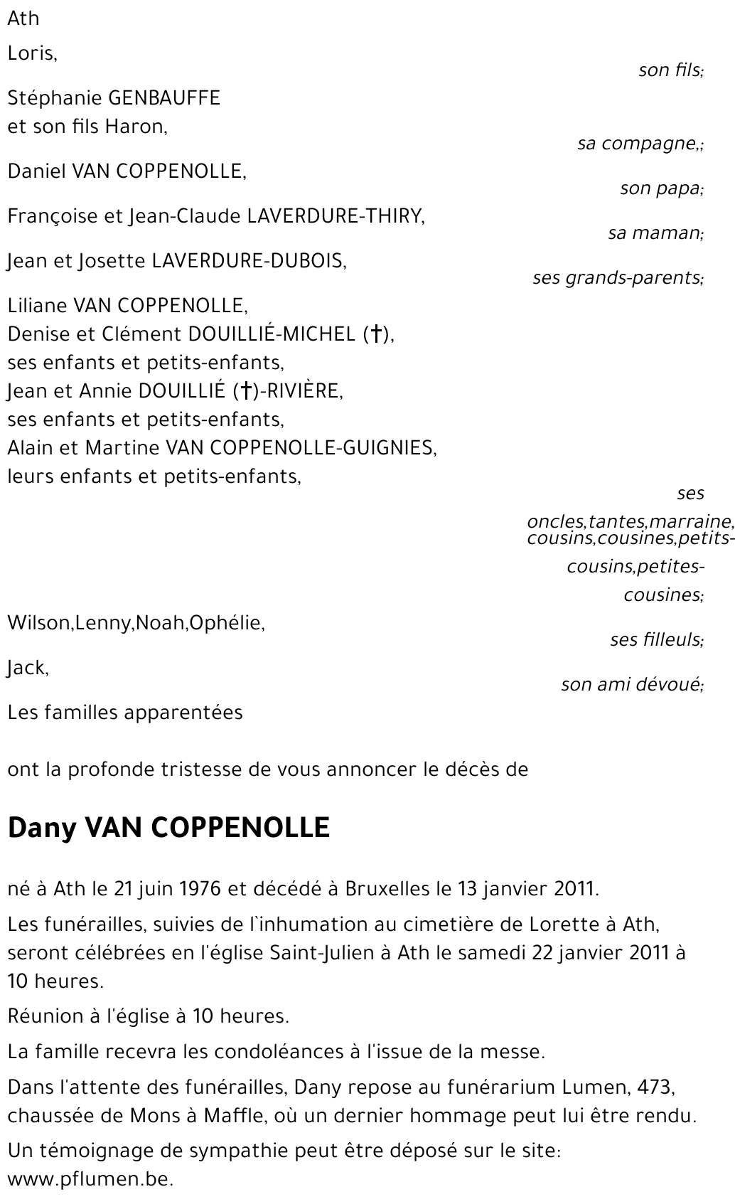 Dany Van Coppenolle