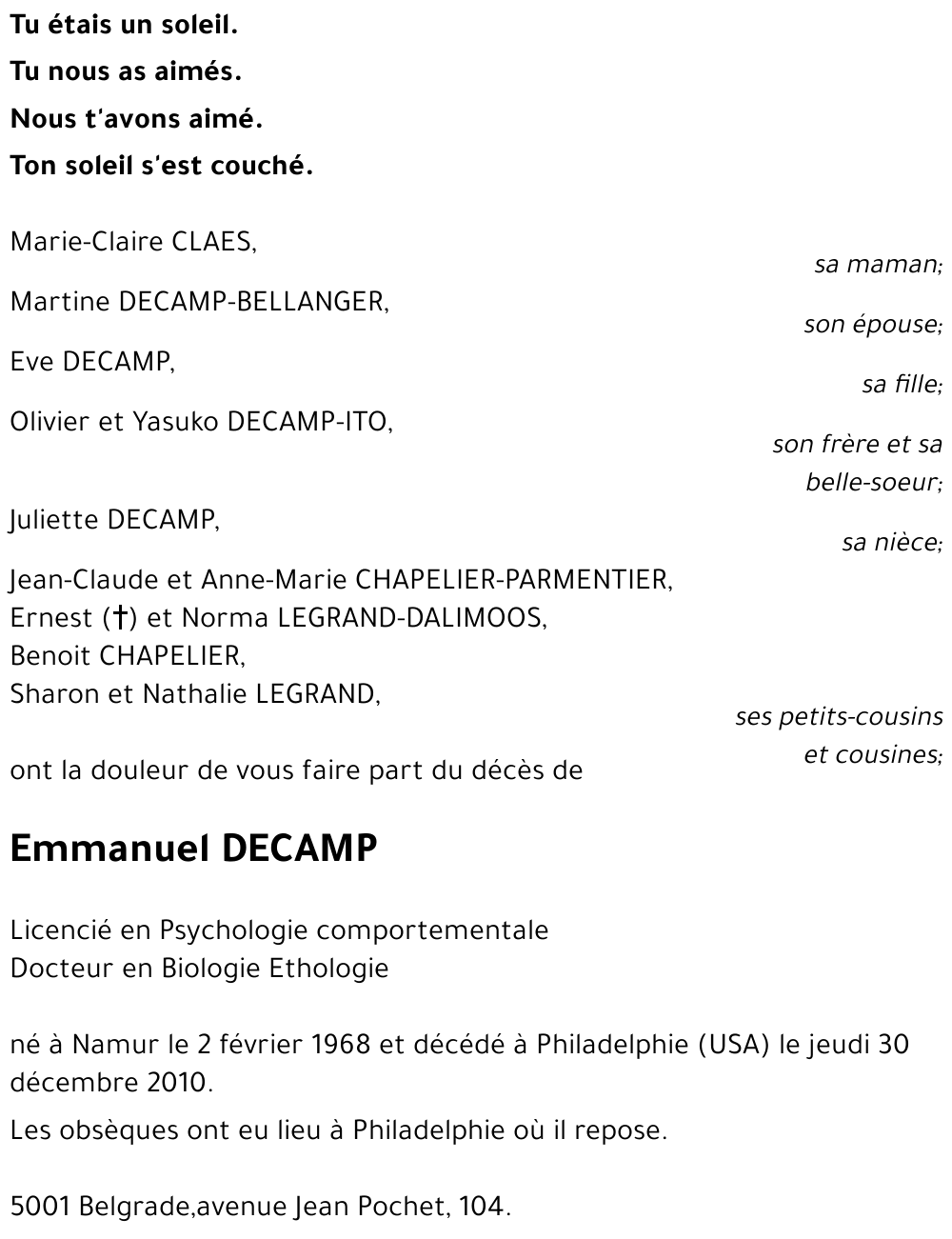 Emmanuel DECAMP