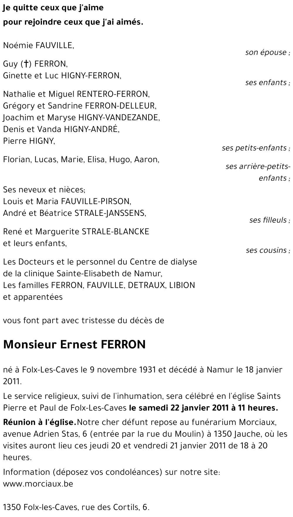 Ernest FERRON