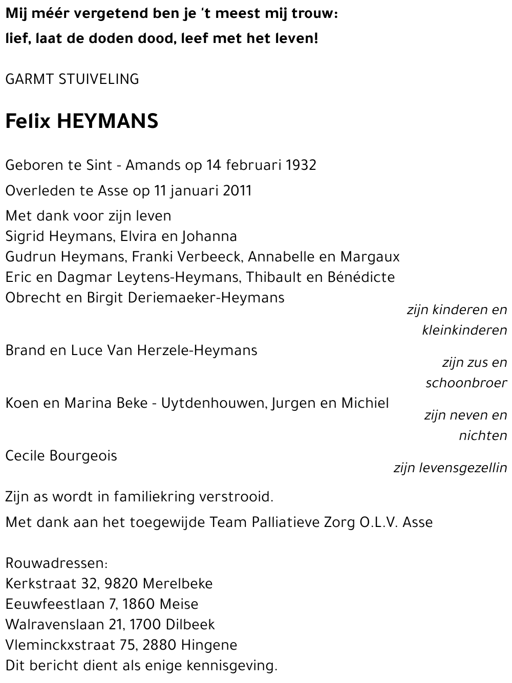 Felix HEYMANS