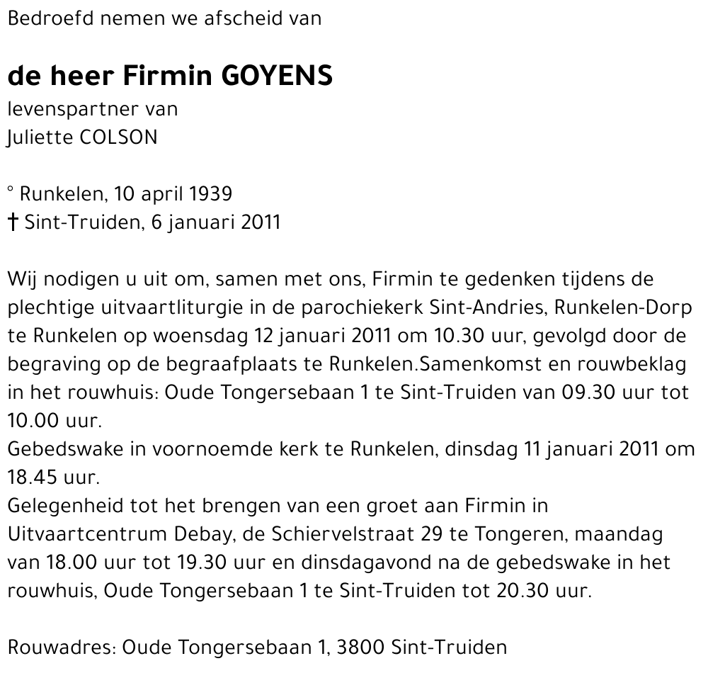 Firmin GOYENS