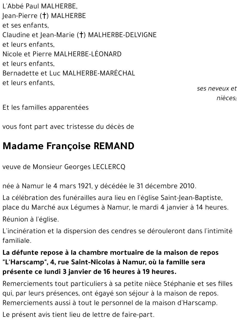 Françoise REMAND