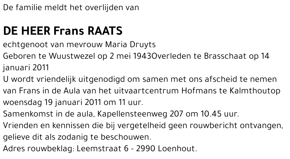 Frans Raats