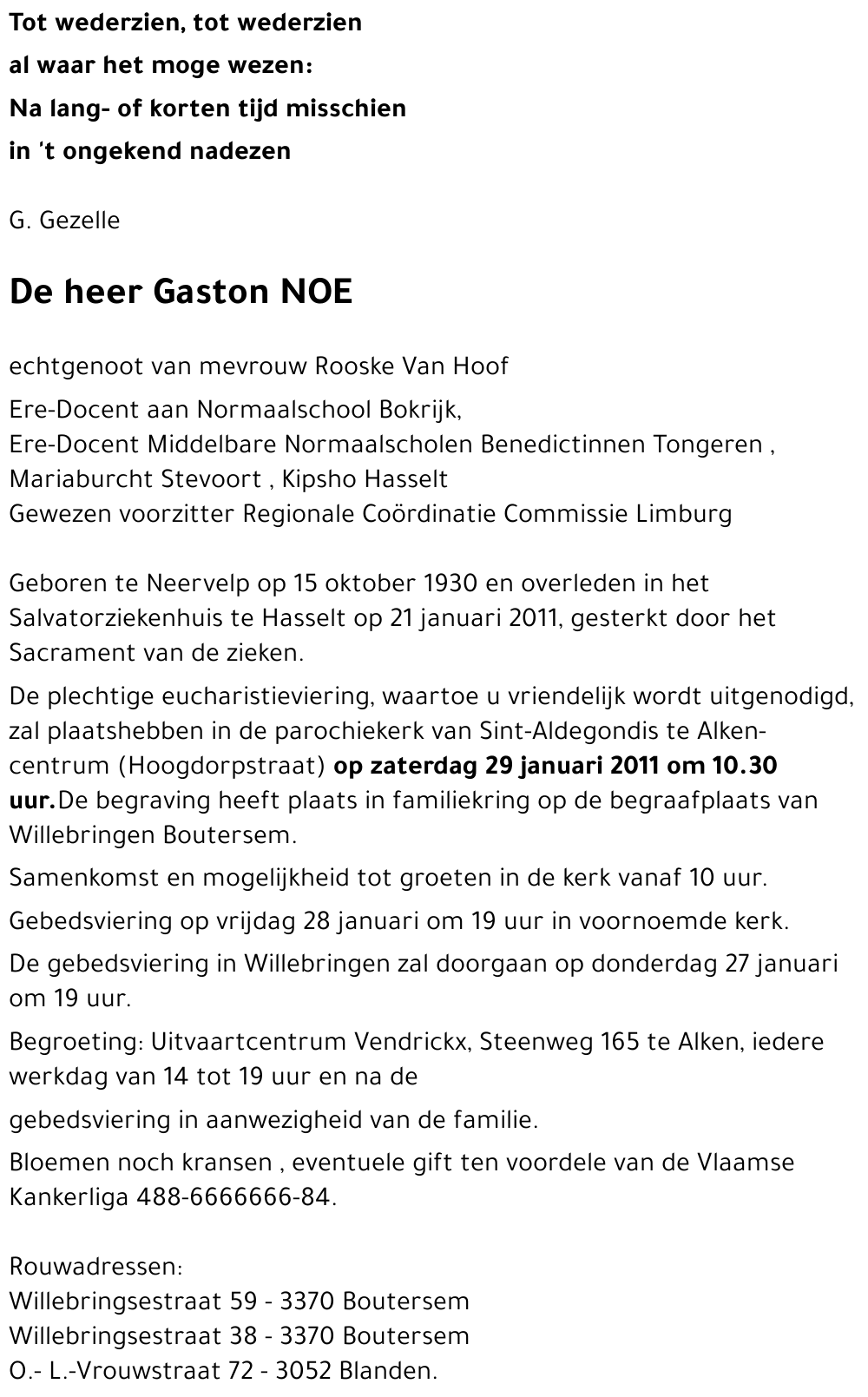 Gaston NOE