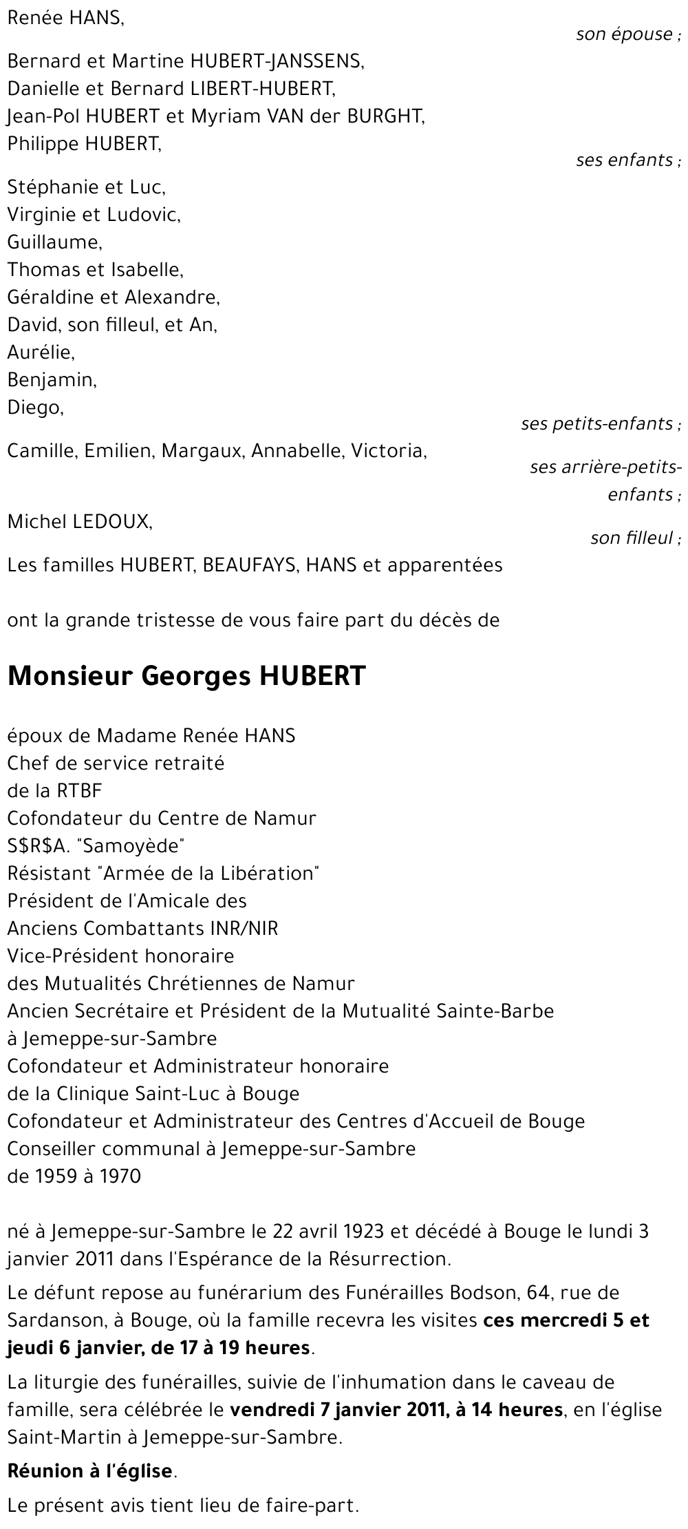 Georges HUBERT