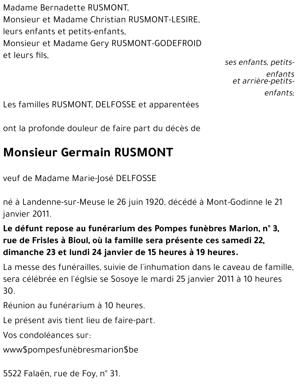 Germain RUSMONT