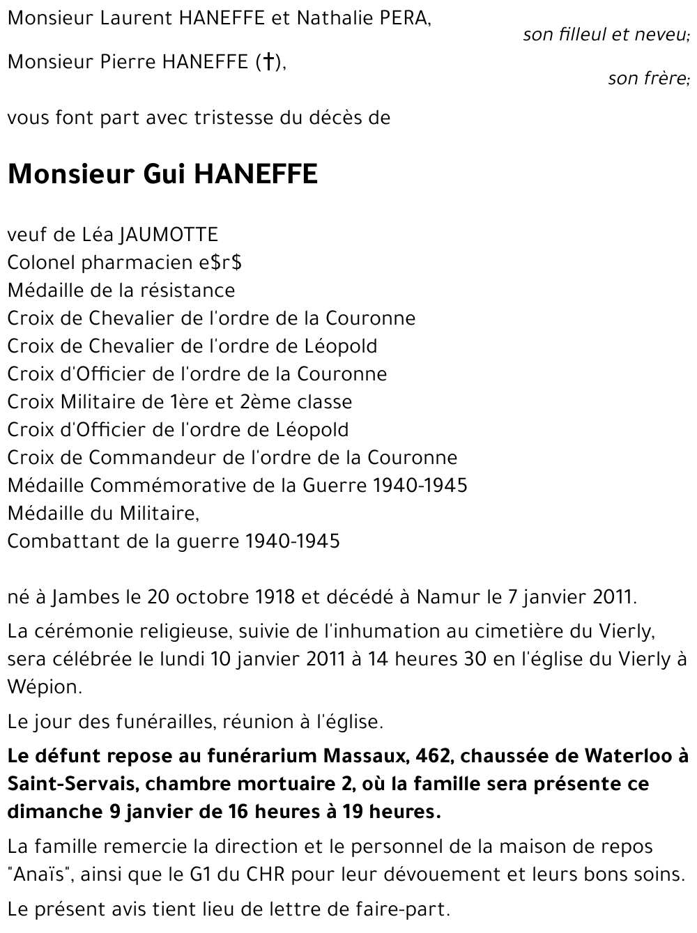 Gui HANEFFE
