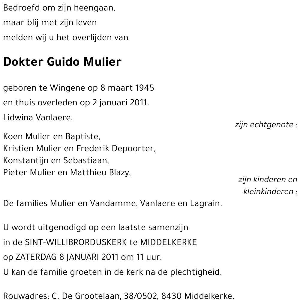 Guido Mulier