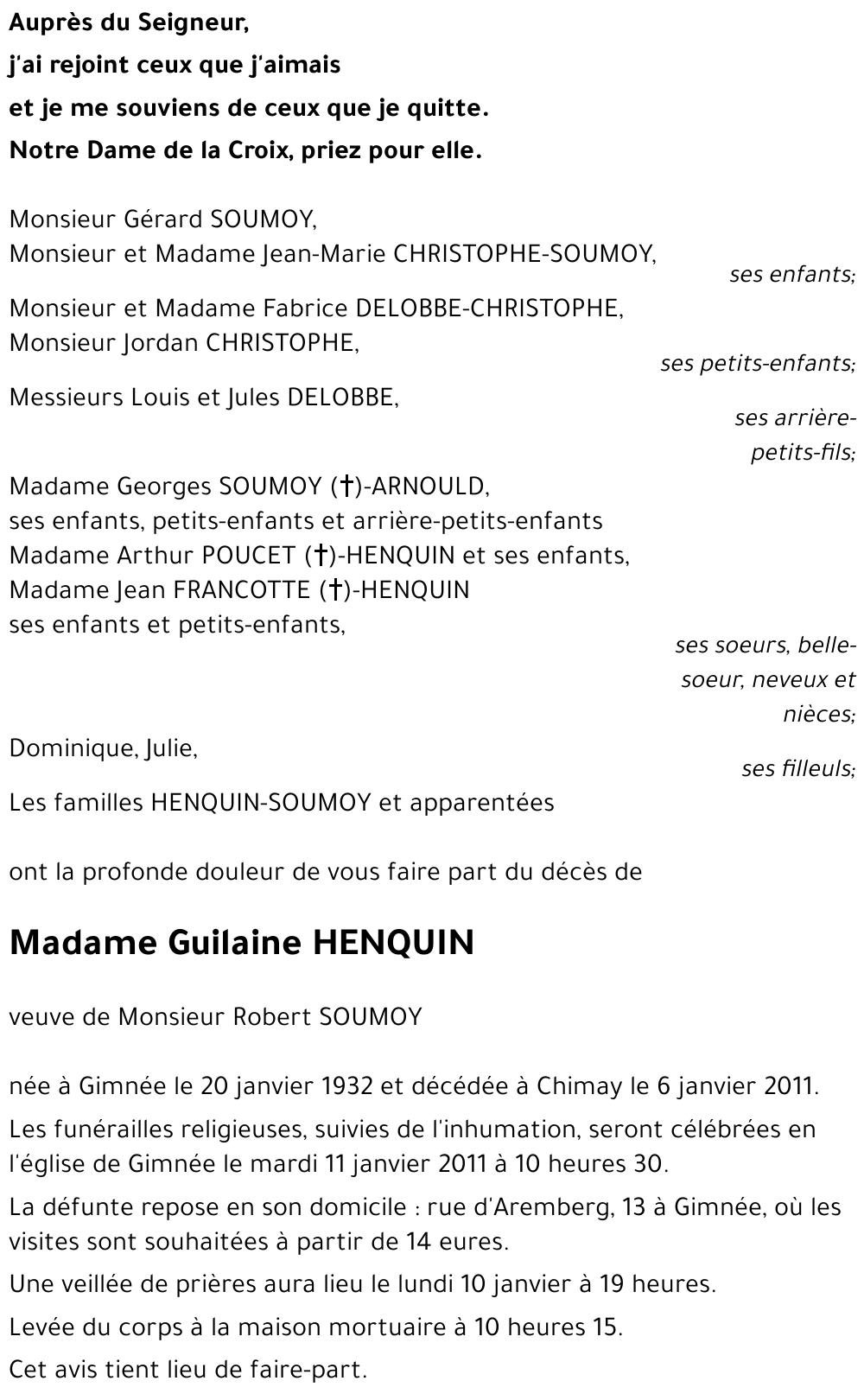 GUILAINE HENQUIN