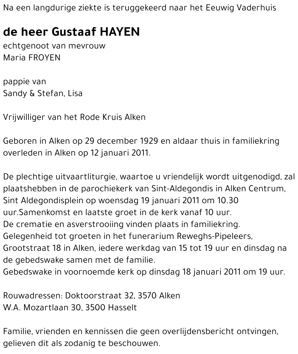 Gustaaf Hayen