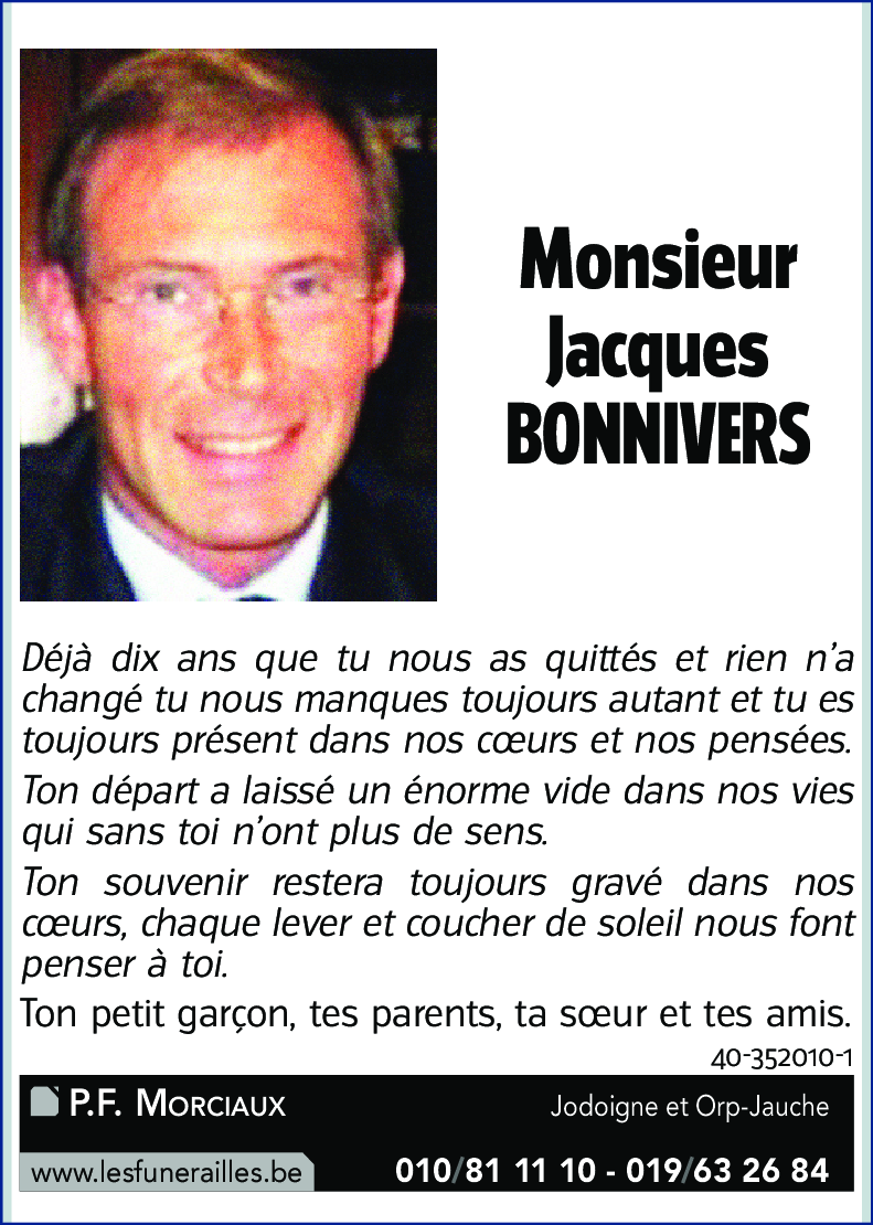 Jacques BONNIVERS