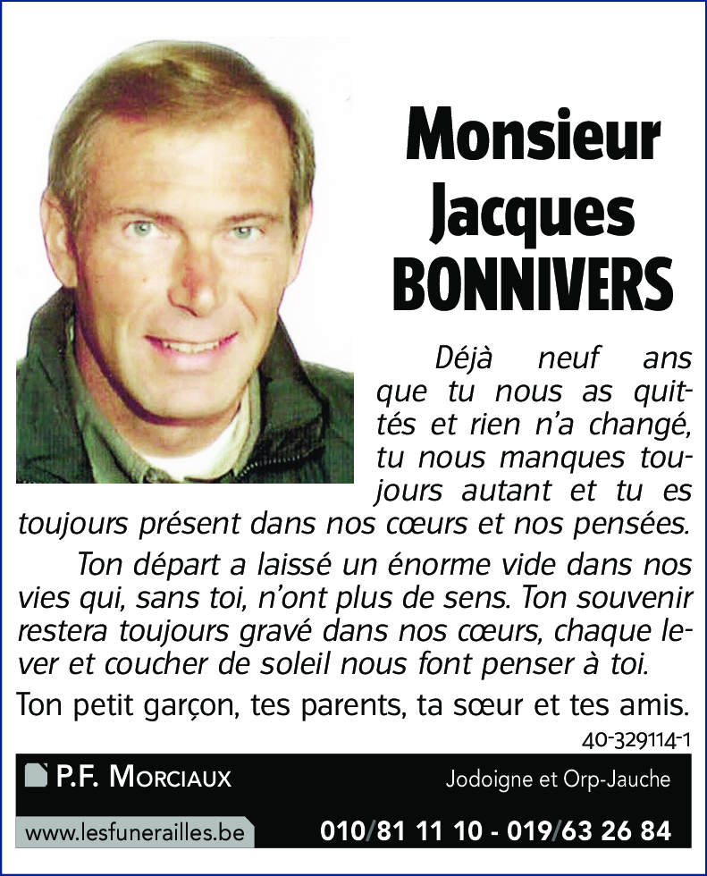 Jacques BONNIVERS