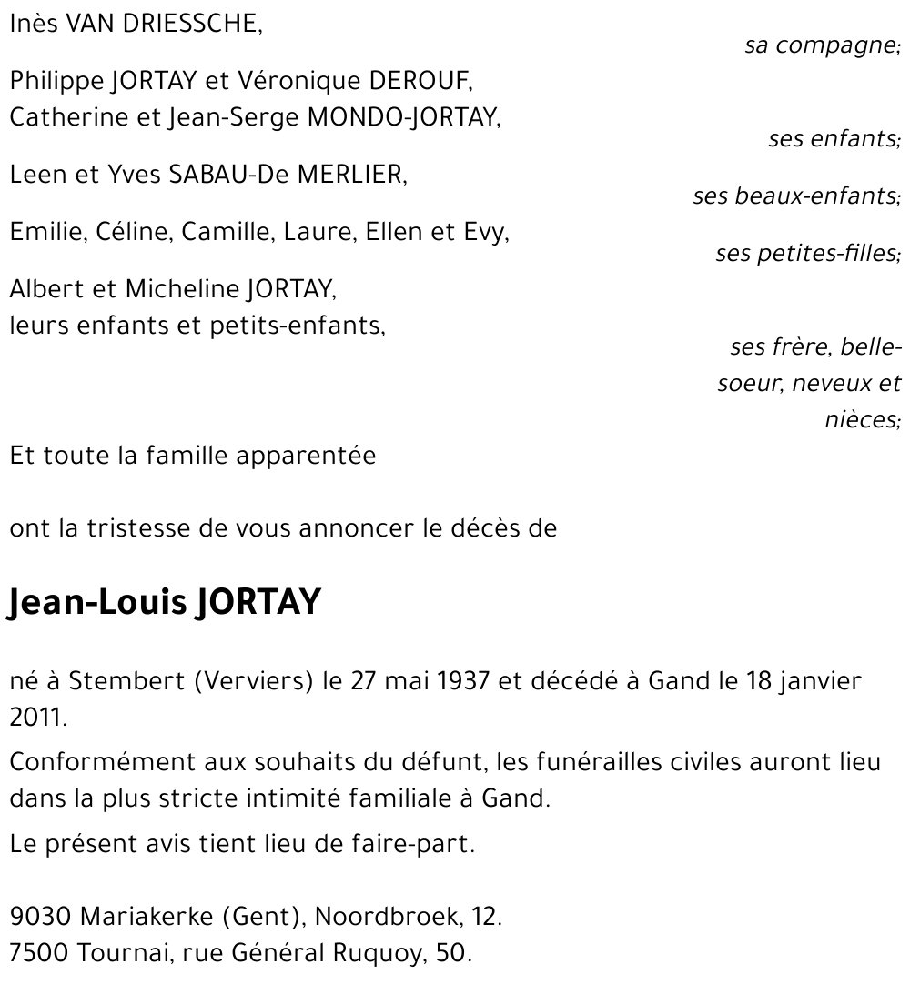 Jean-Louis JORTAY