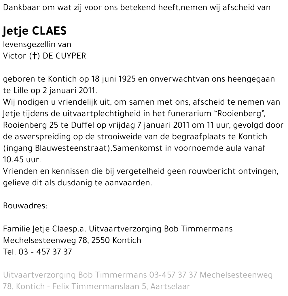 Jetje Claes
