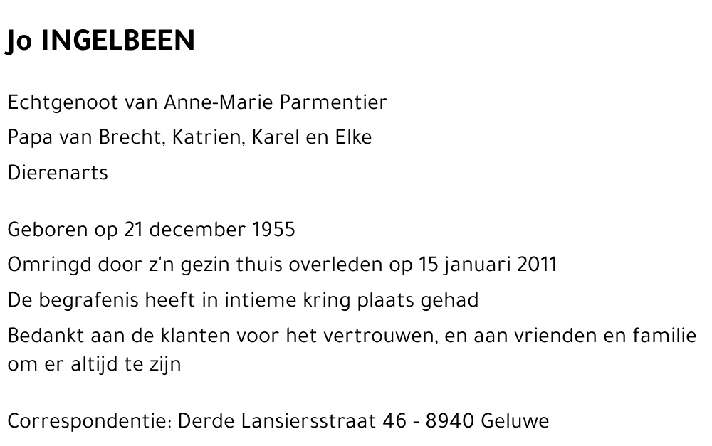 Jo INGELBEEN